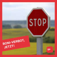 Boni-Verbot, jetzt!