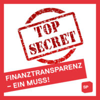Finanztransparenz – ein Muss!