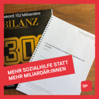 Bilanz 2024: 152 Milliardär:innen – 76’000 Kinder in der Sozialhilfe